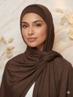 Jersey light hijab with bandana - Image 4